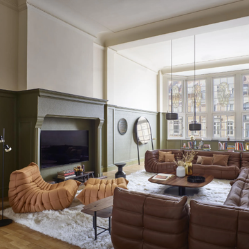 ALSTER - Low square walnut coffee table by Ligne Roset - view 3